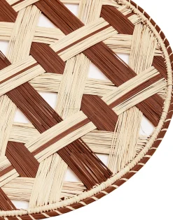 Raffia Placemats Set Of 2Napoli Cioccolato in Iraca