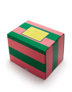 Rainbow Glass Set of 2Fuxia in Glass