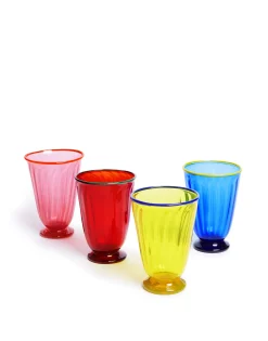 Rainbow Glass Set of 4Rainbow in Glass