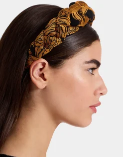 Rapunzel HeadbandCherubs Black in Fil Coup&eacute;