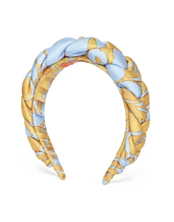 Rapunzel HeadbandTangle Light Blue in Twill