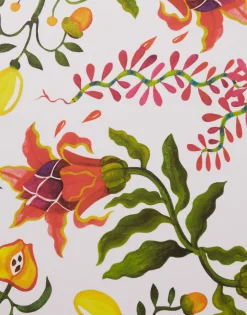 Rectangular Printed TrayEden in Laminated Birch Wood