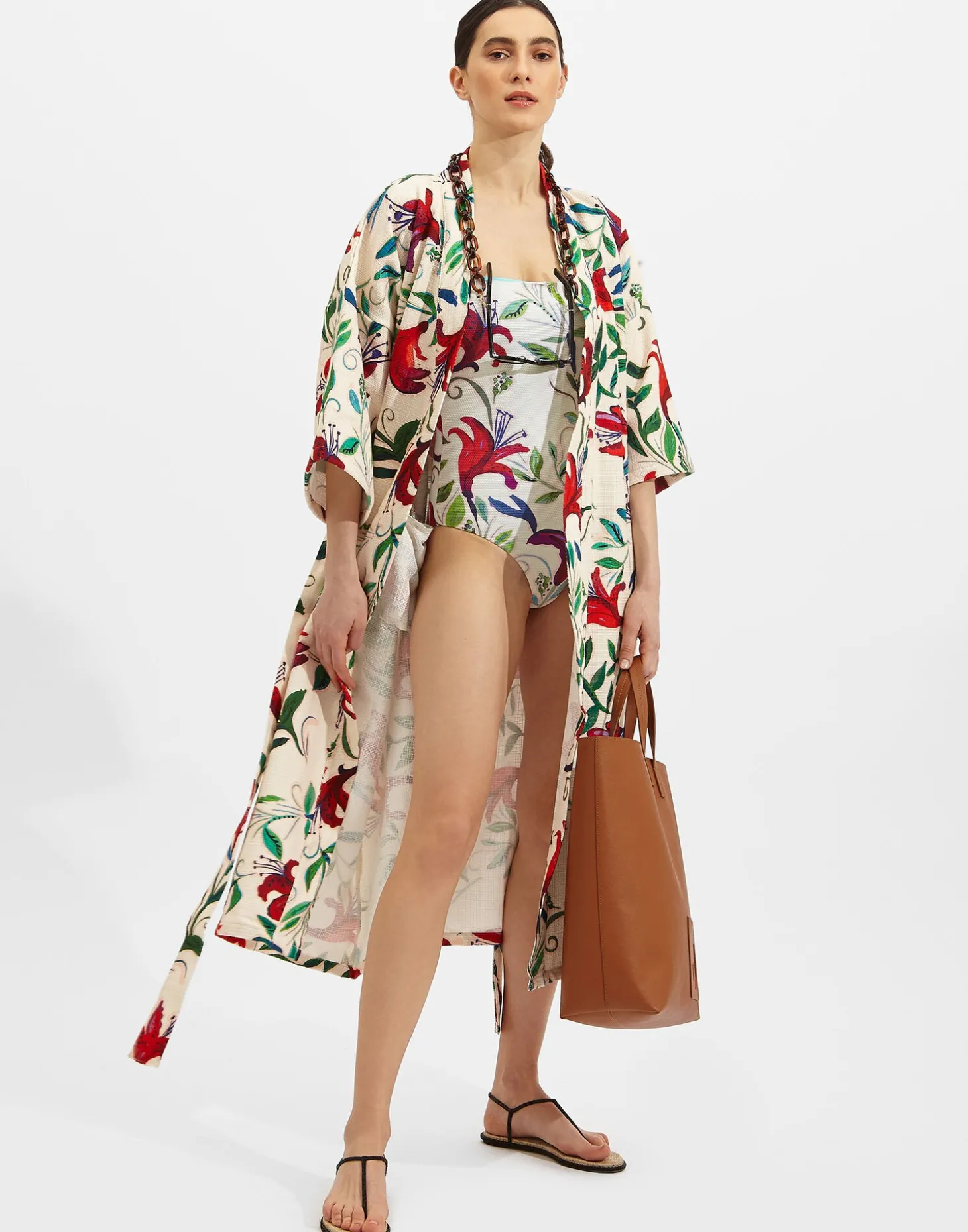 RobeWhite Lily in Organic Cotton