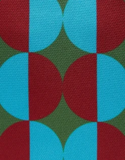 Round PochetteMezzaluna Green in Duchesse