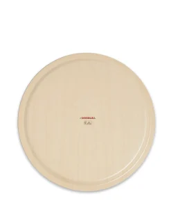 Round Printed TrayBotanical in Wood