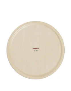 Round Printed TrayCherries Verde in Laminated Birch Wood