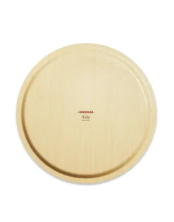 Round Printed TrayFeria Midnight in Laminated Birch Wood