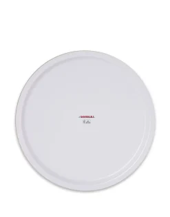 Round Printed TraySlinky Verde in Wood