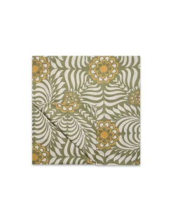 Round TableclothTudor Light Green in Linen