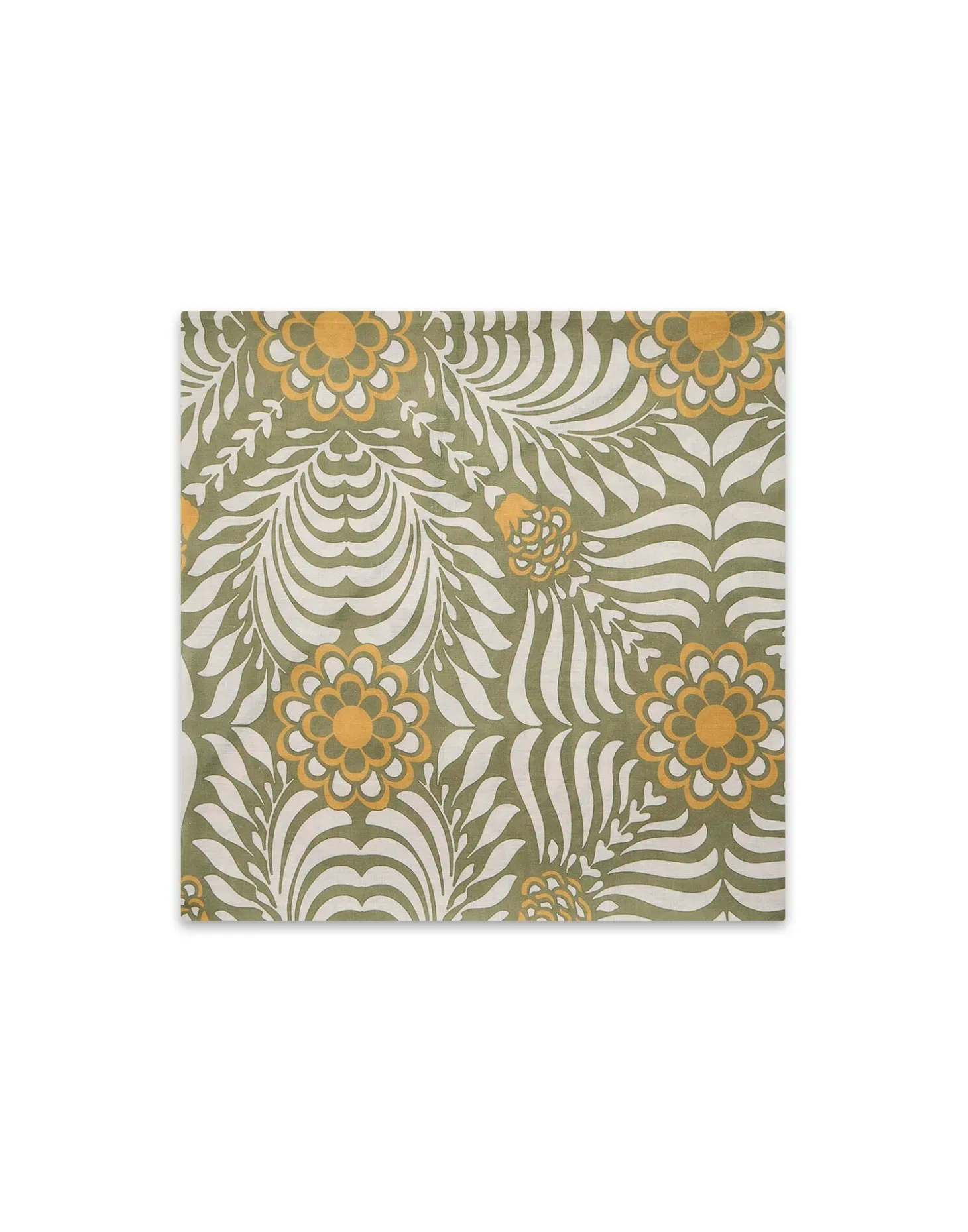 Round TableclothTudor Light Green in Linen