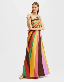 Roy DressRainbow in Twill Silk