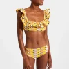 Ruffle Bikini TopThird Eye in Lycra