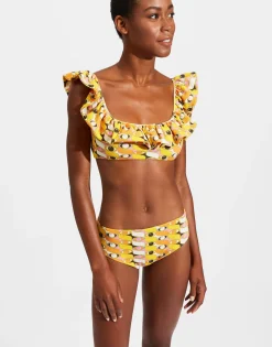 Ruffle Bikini TopThird Eye in Lycra