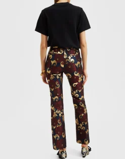 Saturday Night PantsMoonflower Gold in Jacquard