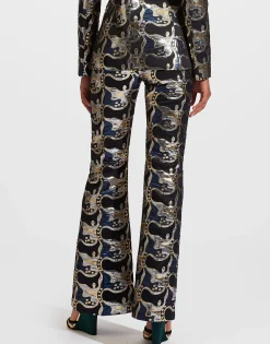 Saturday Night PantsSpritz Blu in Jacquard