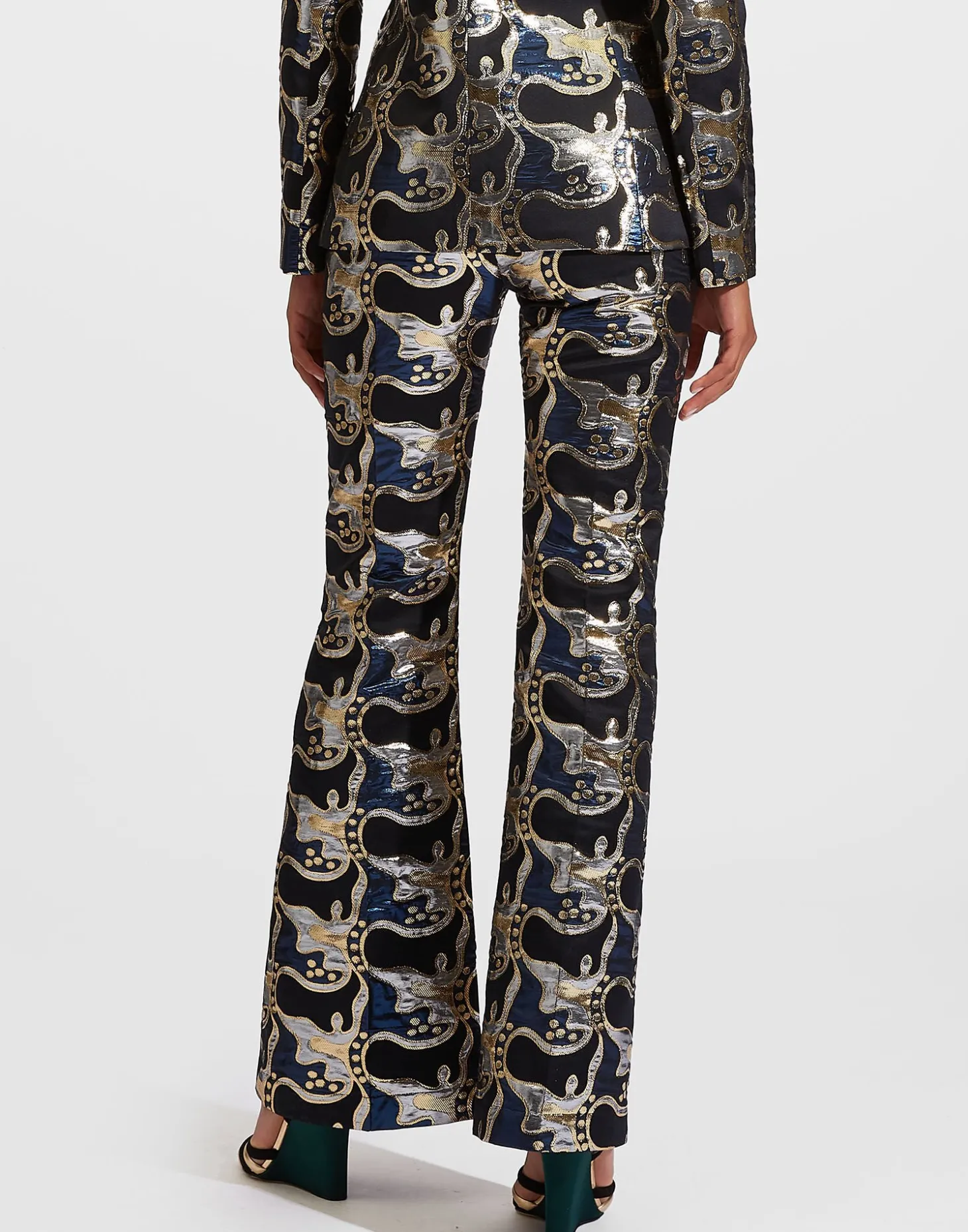 Saturday Night PantsSpritz Blu in Jacquard