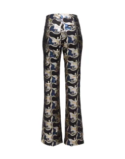 Saturday Night PantsSpritz Blu in Jacquard