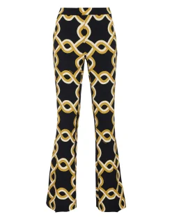 Saturday Night PantsTackle Black in Sabl&eacute; Satin