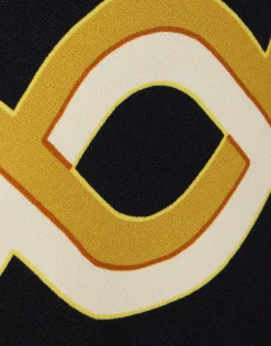 Saturday Night PantsTackle Black in Sabl&eacute; Satin