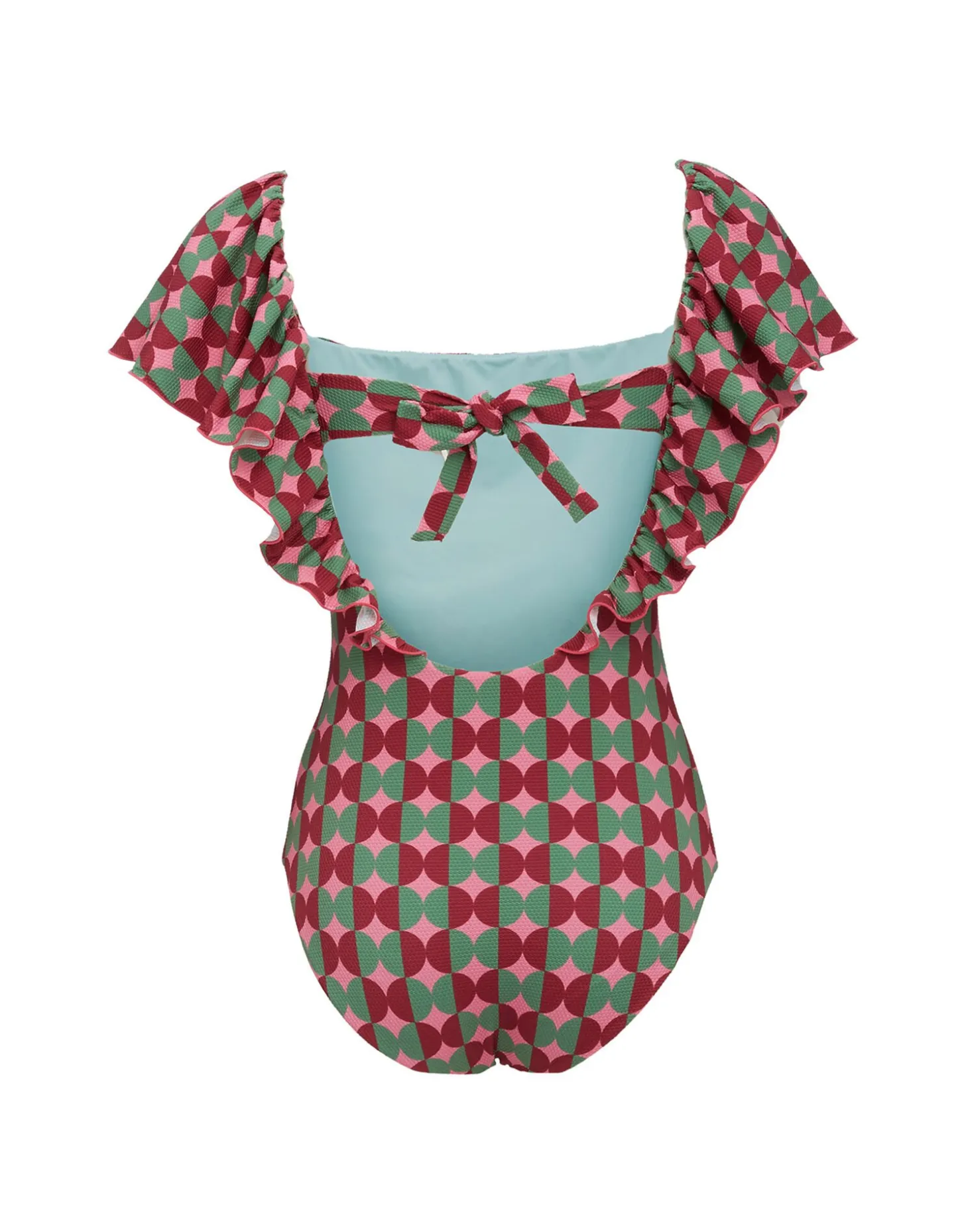 Scarlett SwimsuitMezzaluna Pink in Lycra