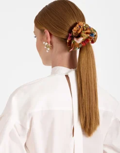 ScrunchieBotticelli Rust in Silk Twill