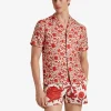 Setter Swim ShortsDragonflower Red in Recycled Polyester