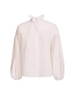 Share Your Screen ShirtSolid White in Cotton Poplin