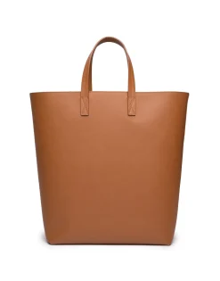 Shopper Tote BagMarrone in Saffiano Leather