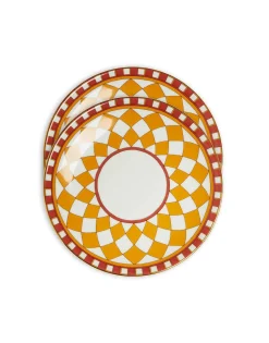 Side Plates Set Of 2Apollo Yellow in Porcelain