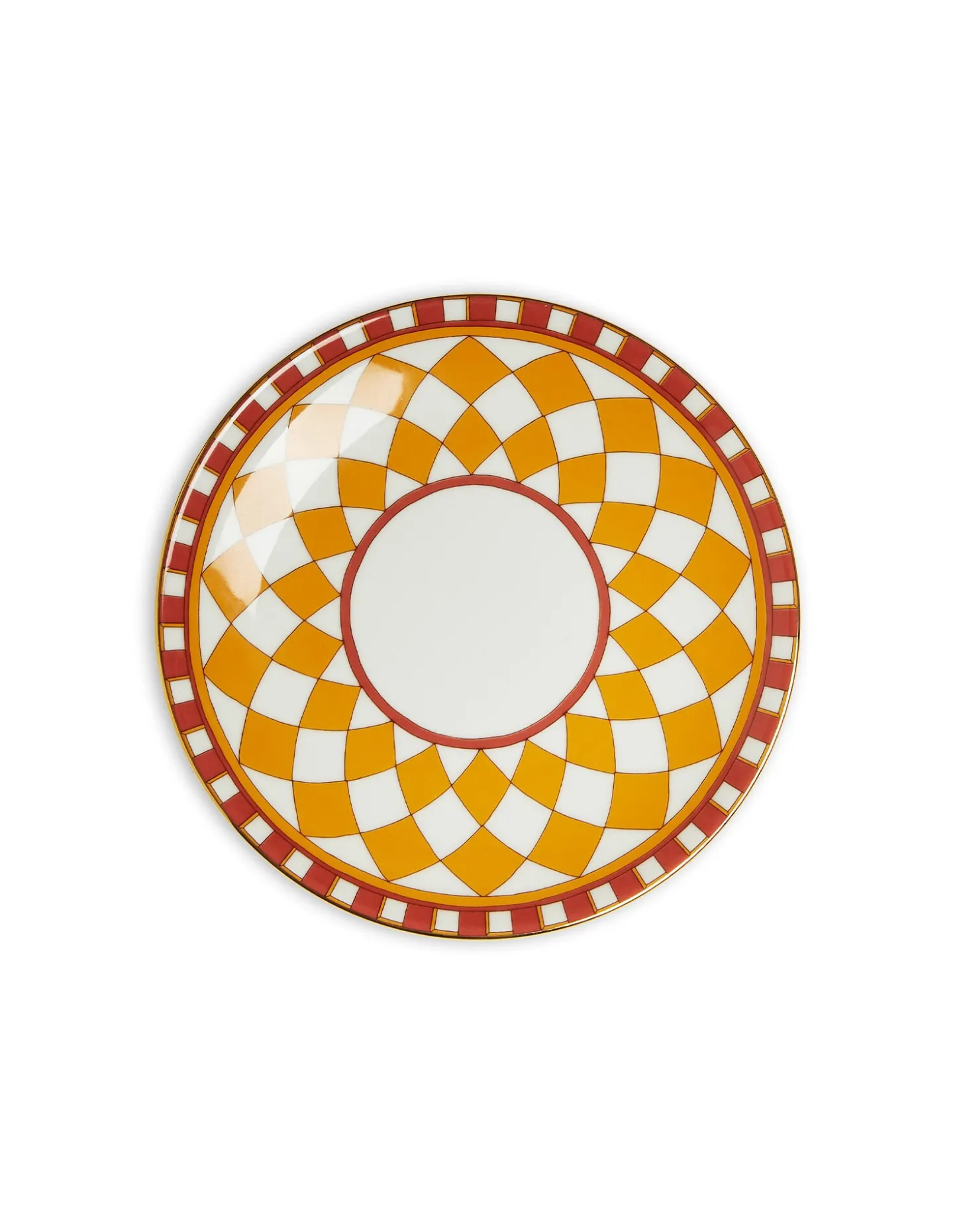 Side Plates Set Of 2Apollo Yellow in Porcelain