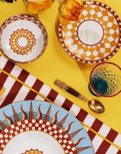 Side Plates Set Of 2Apollo Yellow in Porcelain