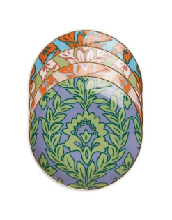 Side Plates Set Of 4Spring Garland in Porcelain