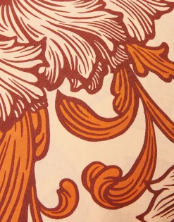 Sleeveless Big Dress V-NeckReef Pale Pink in Summer Poplin