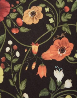 Sleeveless Folk JacketBotticelli Black in Compact Jersey