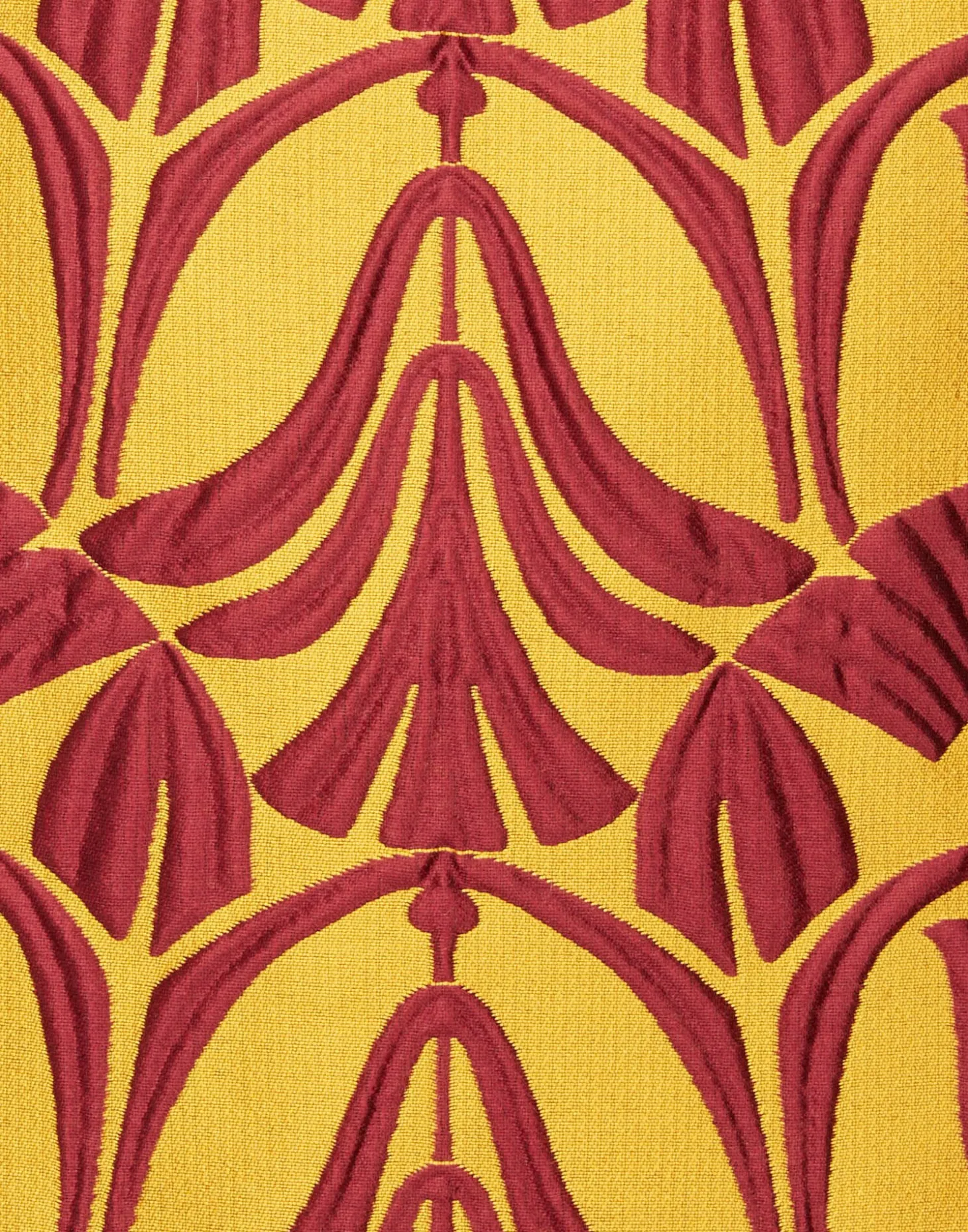 Sleeveless Folk JacketPapyrus Gold in Jacquard