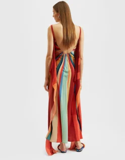 Slip-Around DressRainbow in Crepe De Chine