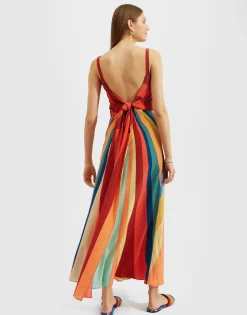 Slip-Around DressRainbow in Crepe De Chine