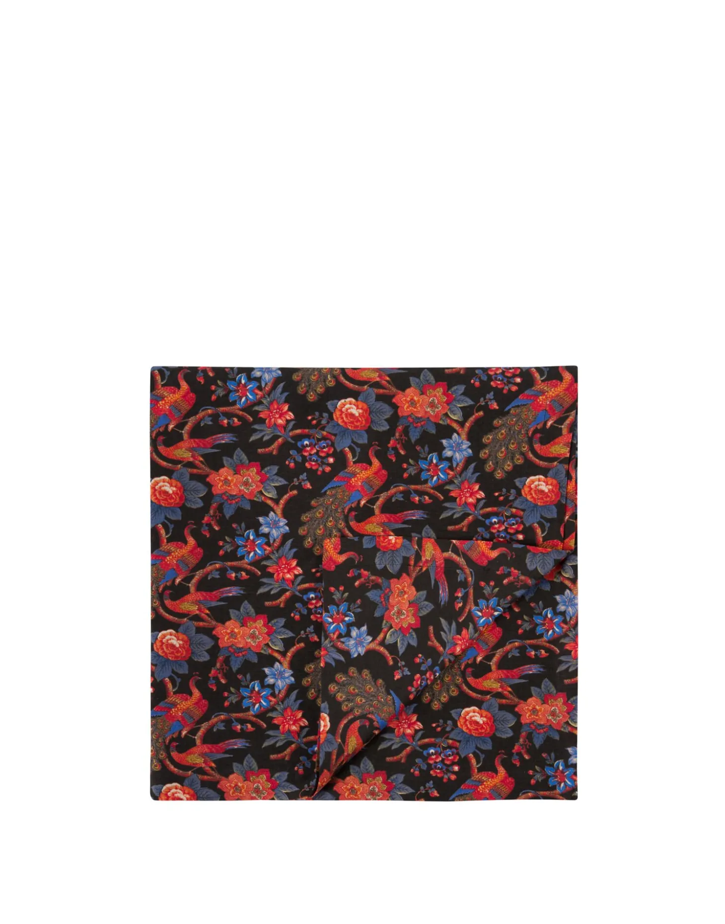 Small TableclothPavone Nero in Linen