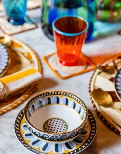 Snack Bowl Set Of 2Napoli in Porcelain