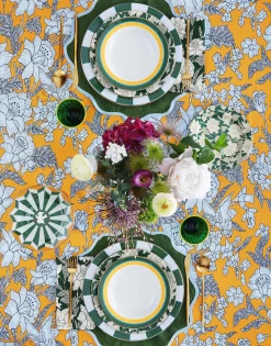 Soup And Dinner Plates SetRoman Holiday Avorio in Porcelain