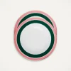 Soup Plates Set Of 2Rainbow Forest Green in Porcelain