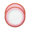 Soup Plates Set Of 2Rainbow Rose in Porcelain