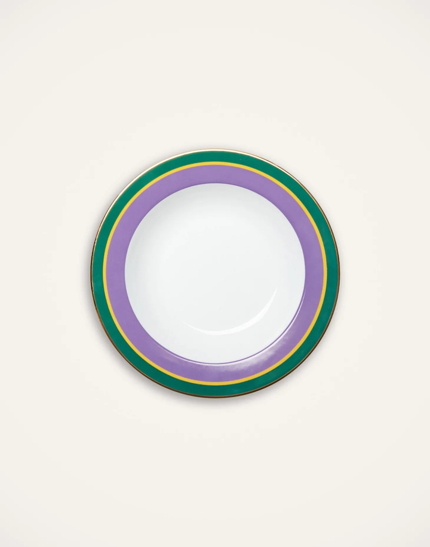 Soup Plates Set Of 2Rainbow Violet in Porcelain