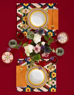 Soup Plates Set Of 2Rainbow Yellow in Porcelain