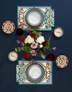 Soup Plates Set Of 2Rainbow Violet in Porcelain