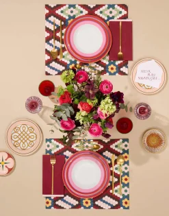 Soup Plates Set Of 2Rainbow Rose in Porcelain