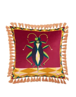 Spirit Animal CushionCricket in Cotton Velvet