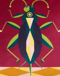 Spirit Animal CushionCricket in Cotton Velvet
