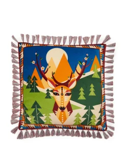 Spirit Animal CushionDeer in Cotton Velvet