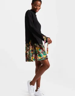 Sporty DressSolid Black in Jersey